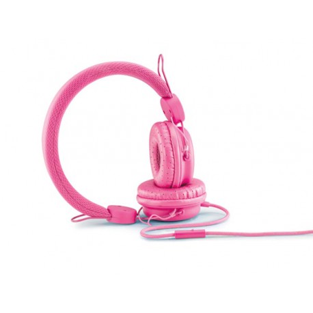 Casque avec micro Roxcore Street X5 rose jack 3.5